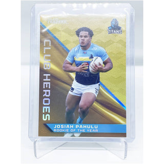 2025 NRL Traders Club Heroes Josiah Pahulu Rookie Of The Year CH 15/44 07/33
