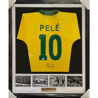 Pele Hand signed Brazil Jumper with Beckett Provenance