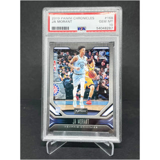 2019 Panini Chronicles Playbook Ja Morant Rookie PSA Gem Mint 10
