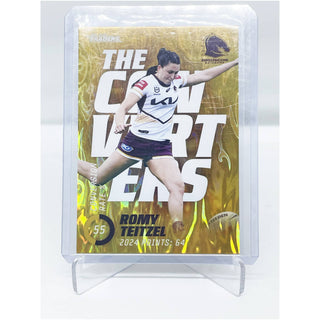 2025 NRL Traders The Converters Romy Teitzel Broncos TCP 18/27 05/27