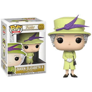 Royal Family - Queen Elizabeth II Green Dress Pop! Vinyl