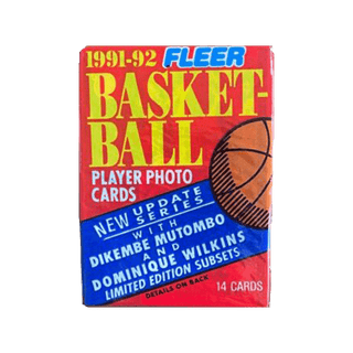 1991-92 Fleer Series Update Basketball 14 Card Pack