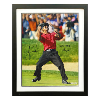 Tiger Woods Autographed & Inscribed 2008 U.S. Open Champion 16x20 Photo - UDA Limited Edition 15/50