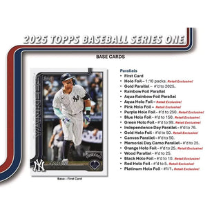 Topps 2025 MLB Series 1 Baseball Super Box