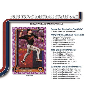 Topps 2025 MLB Series 1 Baseball Super Box