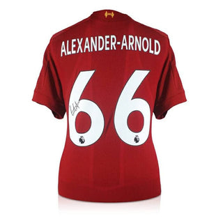 Trent Alexander-Arnold Signed Liverpool Home Jersey Framed