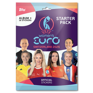 Topps Official Women's Euros 2025 Sticker Collection - Starter Pack