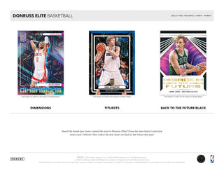 2022-23 Panini Donruss ELITE NBA Trading Card Box