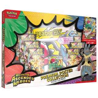 Pokémon TCG: Mega Evolution Ascended Heroes Premium Poster Collection Mega Lucario or Mega Gardevoir - Pre Order