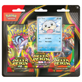PREORDER: Pokémon TCG: Mega Evolution Delta Reign Three-Booster Blister