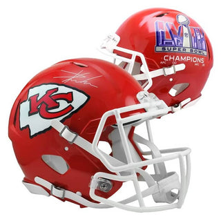 Travis Kelce Kansas City Chiefs signed Super Bowl LVIII Riddell Helmet