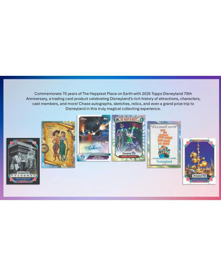 2025 Topps Disneyland 70th Anniversary Blaster Box