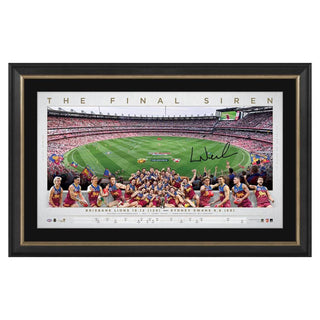 2024 Lions Lachie Neale Premiers Signed Panoramic