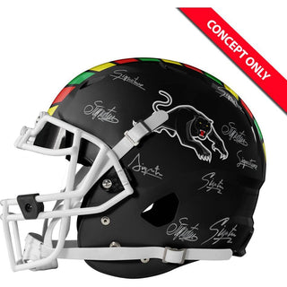 Penrith Panthers 2025 Team Signed Riddell Speed Replica Helmet