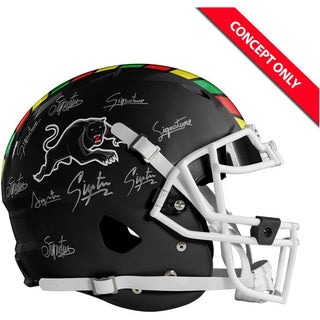 Penrith Panthers 2025 Team Signed Riddell Speed Replica Helmet