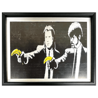 Banksy ‚ÄúPulp Fiction‚Äù 16x20 Print Framed