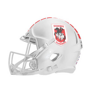 St George Illawarra Dragons 2026 Replica Mini Helmet - Pre Order