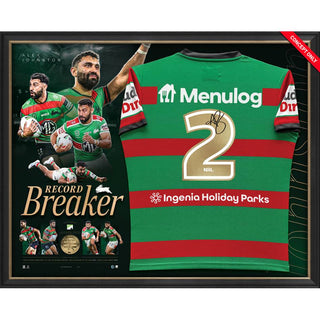 Alex Johnston Record Breaker 213 Deluxe Jersey Display - Pre Order