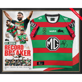 Alex Johnston 213 Tries Record Breaker Signed Jersey - Pre Order
