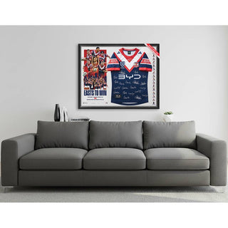 PREORDER:  Sydney Roosters 2026 Premiers Team Signed Jersey