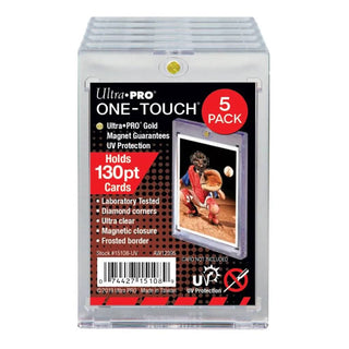 Ultra Pro ONE TOUCH 130PT with Magnetic Closure 5 pack