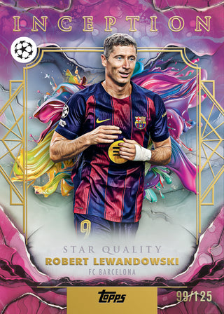 PREORDER:  2025/26 Topps Inception UEFA Club Competitions Soccer Hobby Box (ETA Release 30 July)
