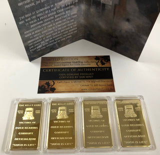 Ned Kelly Gang Ingot L/Ed Series In Boxed Set