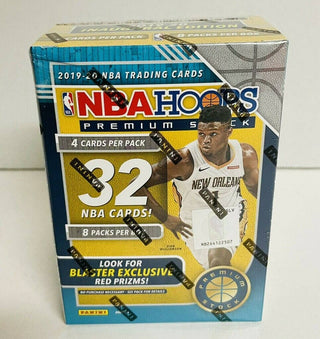 2019-20 Panini NBA Hoops Premium Stock- Box 32 ct. Red Prizms