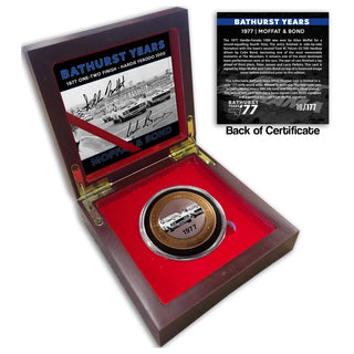 Colin Bond signed 1977 Bathurst 1/2 Finish L/Ed Silver Stunner