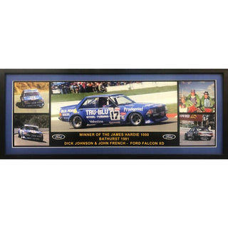 1981 Xd Ford Falcon Bathurst Winning panoramic Framed