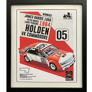 1984 Bathurst Winner Holden Commodore VK Framed Print