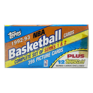 1992-93 Topps NBA Basketball Complete Set – Series 1 & 2