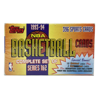 1993-94 Topps NBA Basketball Complete Set – Series 1 & 2 (Factory Sealed Box)