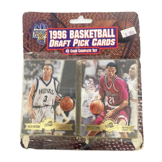 1996 Press Pass Basketball Draft Pick Cards 45-Card Set