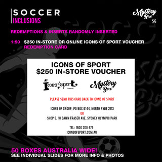 Soccer Trading Card Mystery Box – Series 6