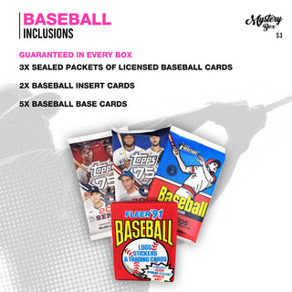 Baseball Trading Card Mystery Box - Series 3