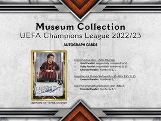 2022/23 Topps Museum Collection UEFA Champions League Soccer Hobby Box