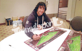 2012 Qld State Of Origin L/Ed Panoramic Signed Johnathan Thurston Framed