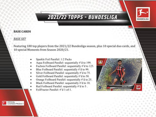 2021/22 Topps Bundesliga Soccer Hobby Box