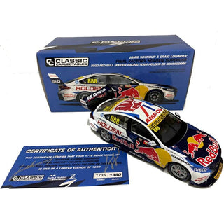 2020 Bathurst 1:18 Scale Red Bull Racing Signed Numbered COA by Lowndes & Whincup Holden Zb Commodore In Original Box