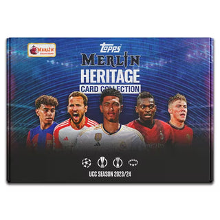 2023/24 Topps Merlin Heritage UEFA Club Competitions Soccer Hobby Box