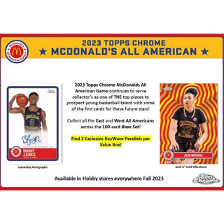 2023-24 Topps Chrome McDonalds All-American Basketball Blaster Box