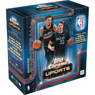 PREORDER: 2025/26 Topps Chrome Update Series Basketball Mega Box (ETA August 6)