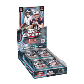 2025 Topps Chrome Football Hobby Box  - Backorder