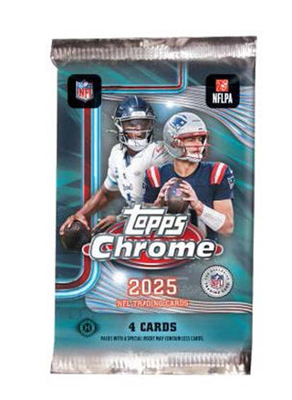 2025 Topps Chrome Football Hobby Box - In store now