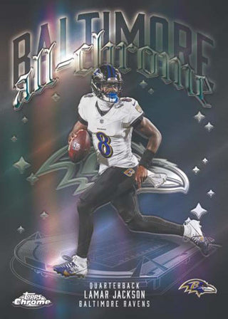 2025 Topps Chrome Football Hobby Box - In store now
