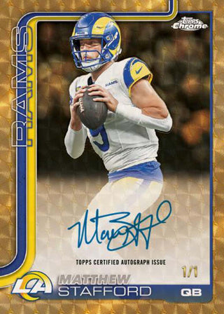 2025 Topps Chrome Football Hobby Box - In store now