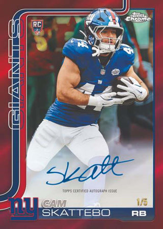 2025 Topps Chrome Football Hobby Box - In store now