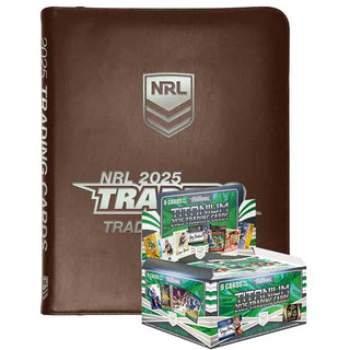 2025 TLA NRL Traders Titanium Sealed Trading Card Box and Folder/Album Combo