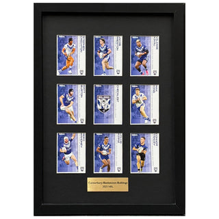 Canterbury-Bankstown Bulldogs 2025 NRL Titanium Framed Card Team Set